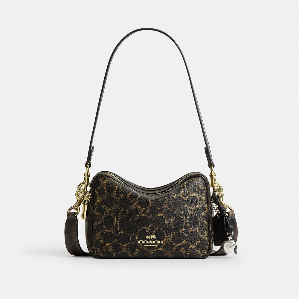 Coach Outlet Mini Carey Crossbody Bag In Loved Signature Canvas